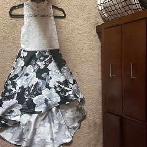 Kids dress high low